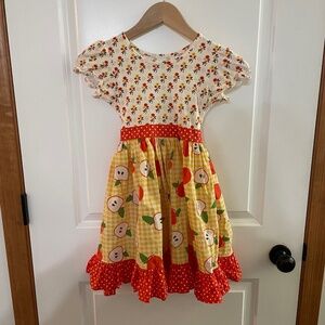 Eleanor Rose Golden Apple Dress
